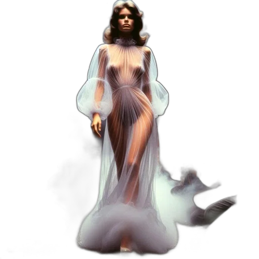 dress, creature, jewelry, staff transparent PNG cut-out