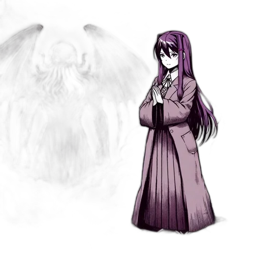 creature, staff, dress, animal transparent PNG cut-out