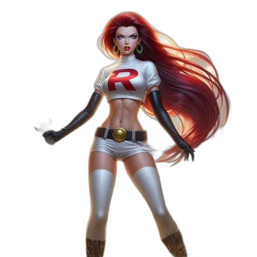 comic book art, concept art, fantasy art, 3d render transparent PNG cut-out