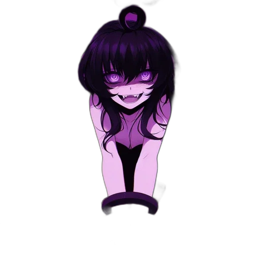 mask, creature, dress, hair transparent PNG cut-out