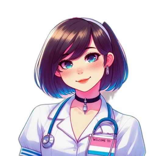 staff, robot, face, dress transparent PNG cut-out