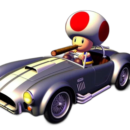 car, hat, 3d render, concept art transparent PNG cut-out