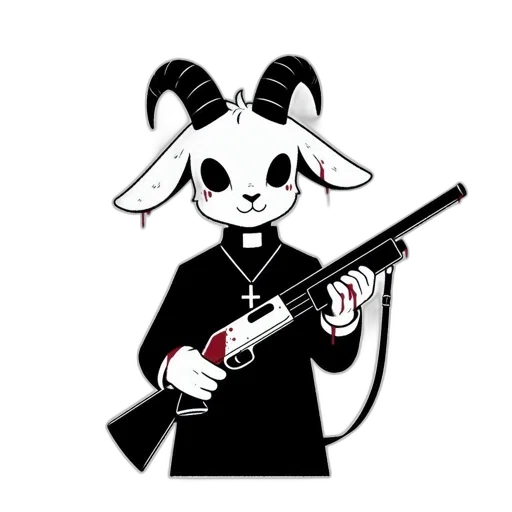 weapon, staff, animal, cartoon transparent PNG cut-out