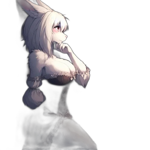dress, creature, staff, animal transparent PNG cut-out