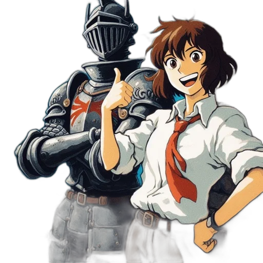 robot, jacket, weapon, mask transparent PNG cut-out