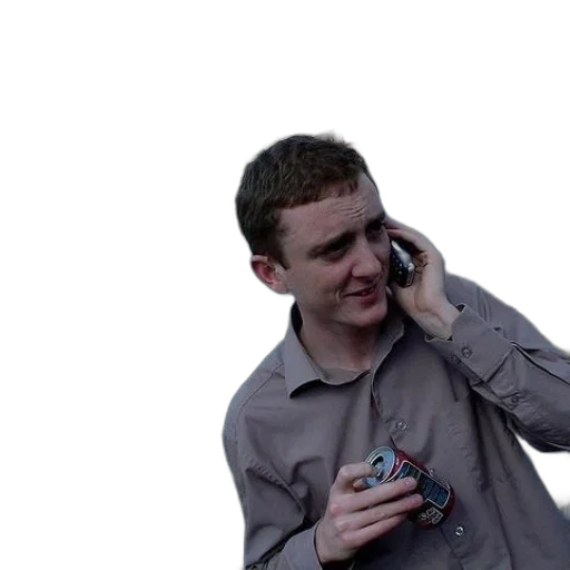 staff, vaporwave, man, brown transparent PNG cut-out