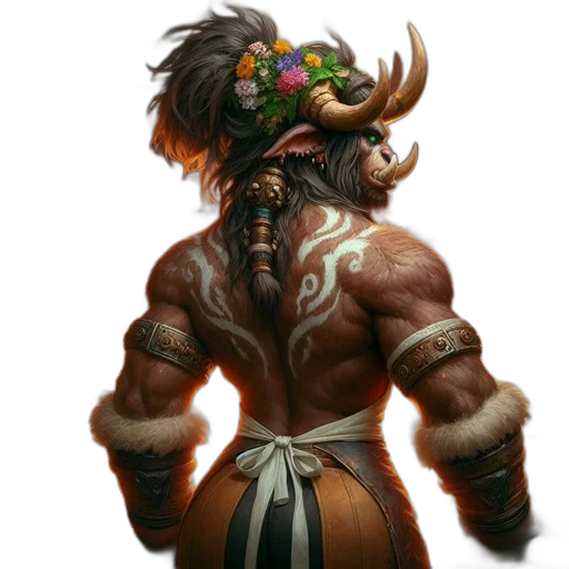 fantasy art, concept art, photorealistic, muscular transparent PNG cut-out