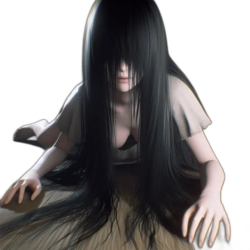 hair, creature, mask, dress transparent PNG cut-out