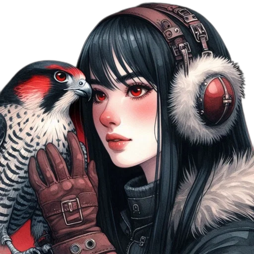 face, mask, fantasy art, comic book art transparent PNG cut-out
