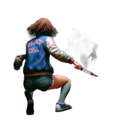 jacket, weapon, staff, concept art transparent PNG cut-out