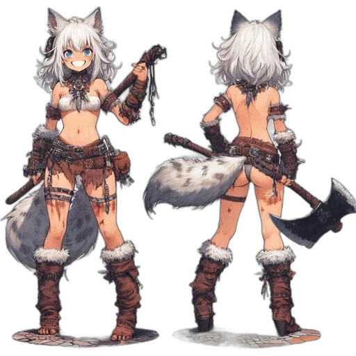 weapon, animal, creature, staff transparent PNG cut-out