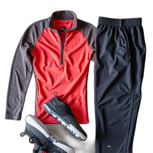 jacket, shoes, red, neon transparent PNG cut-out