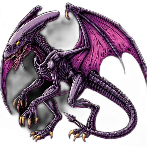 dragon, creature, staff, fantasy art transparent PNG cut-out