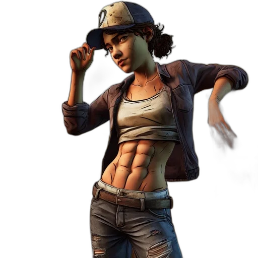 concept art, pixel art, cyberpunk, 3d render transparent PNG cut-out
