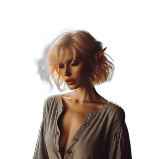 dress, dragon, face, jewelry transparent PNG cut-out