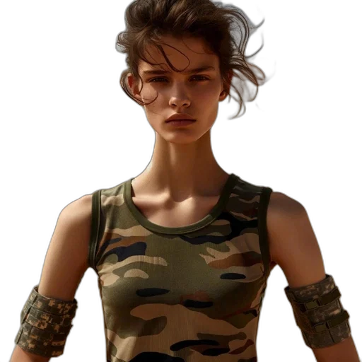 dress, jacket, face, hair transparent PNG cut-out