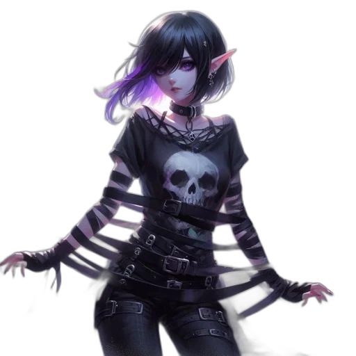 jacket, concept art, fantasy art, cyberpunk transparent PNG cut-out