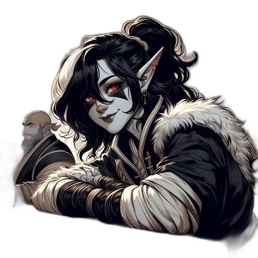 mask, face, staff, fantasy art transparent PNG cut-out