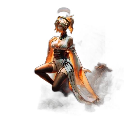 staff, concept art, fantasy art, 3d render transparent PNG cut-out