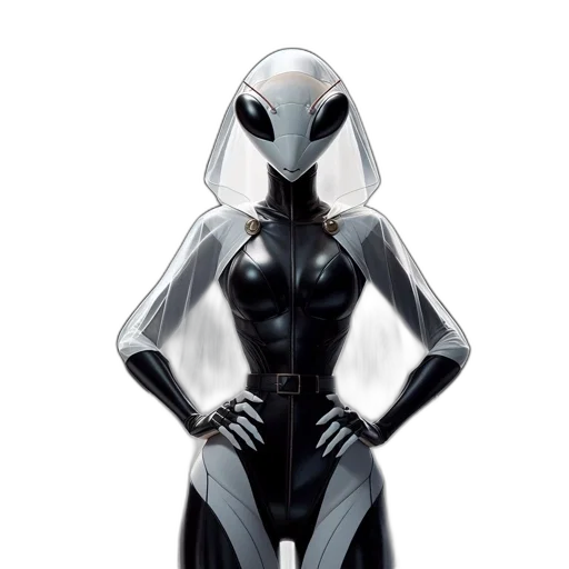 robot, mask, dress, creature transparent PNG cut-out