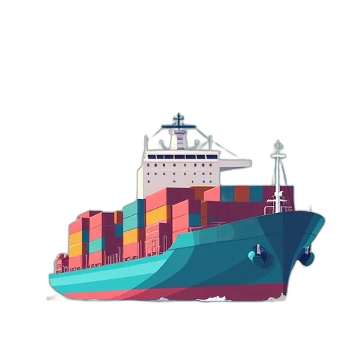 pixel art, shipping, company, infographic transparent PNG cut-out