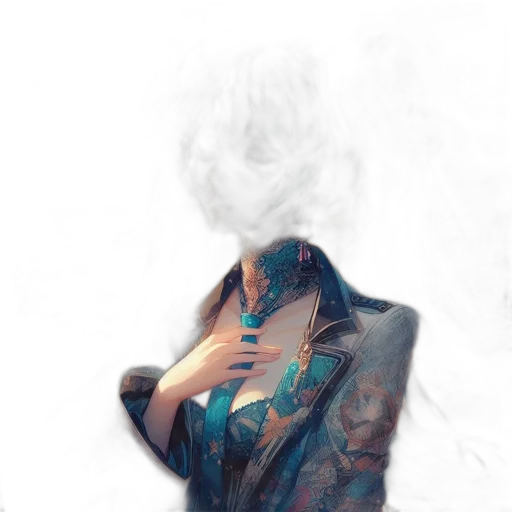 jacket, dress, mask, dragon transparent PNG cut-out