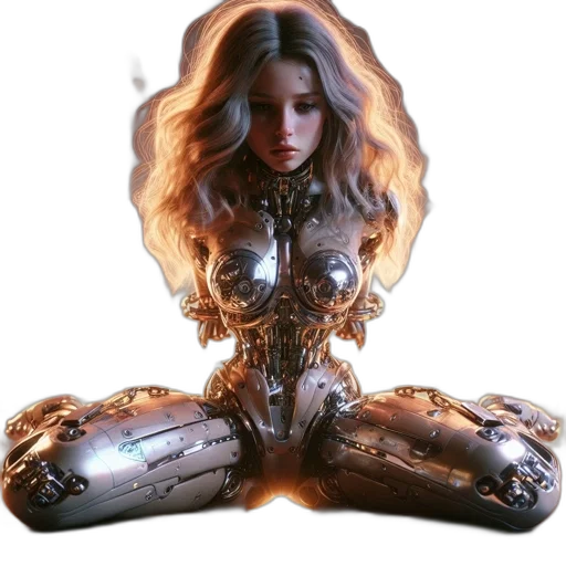 robot, jewelry, concept art, comic book art transparent PNG cut-out