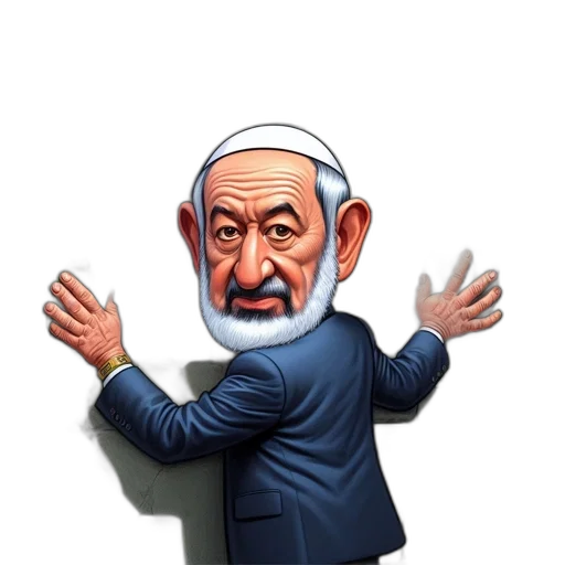 cartoon, concept art, elderly, man transparent PNG cut-out