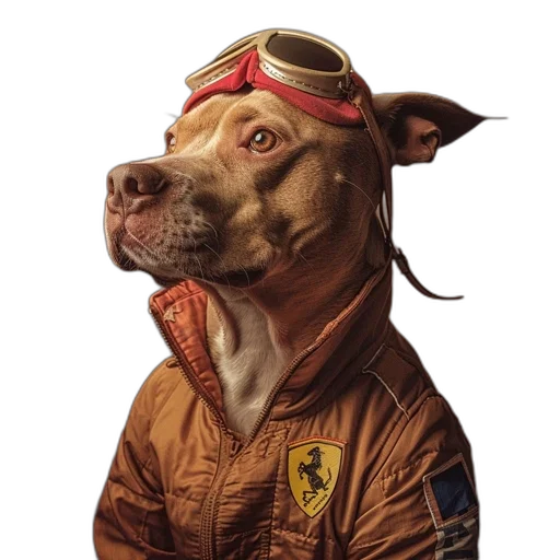 jacket, animal, staff, face transparent PNG cut-out