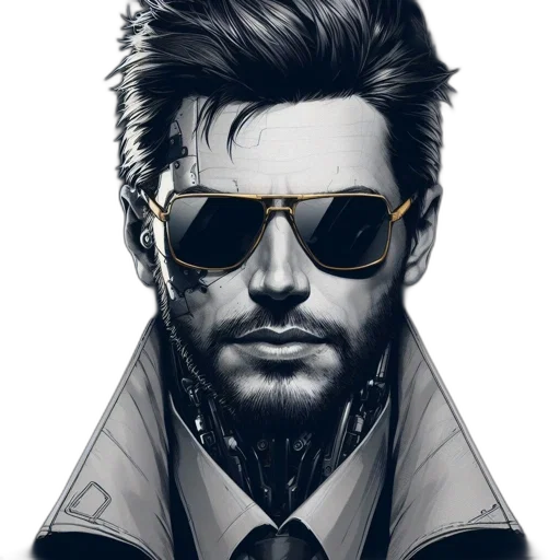 jacket, face, staff, mask transparent PNG cut-out