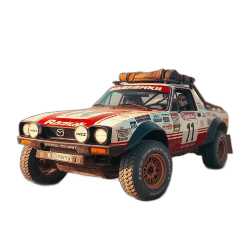 car, weapon, concept art, 3d render transparent PNG cut-out