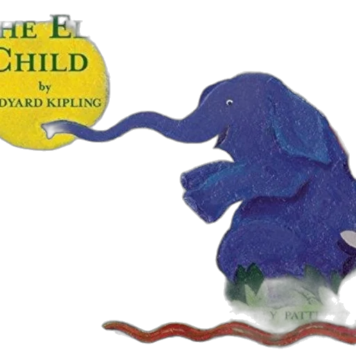 creature, elephant, child, book transparent PNG cut-out