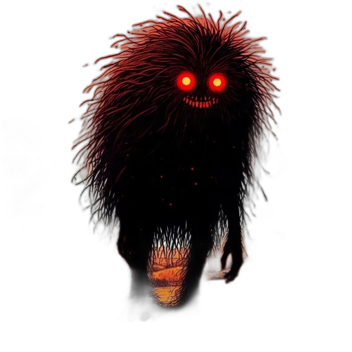 creature, hair, animal, staff transparent PNG cut-out