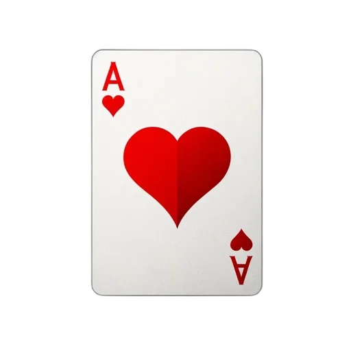 crown, photorealistic, ace, hearts transparent PNG cut-out