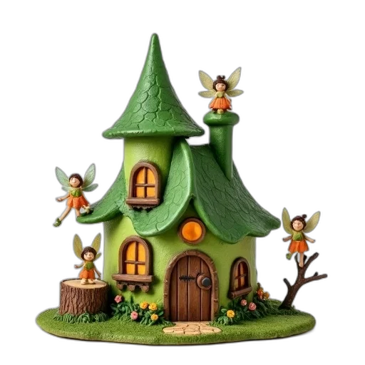 3d render, concept art, fantasy art, forest transparent PNG cut-out