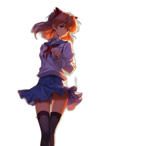 dress, staff, weapon, creature transparent PNG cut-out