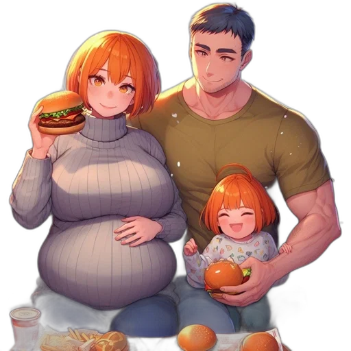 food, pixel art, concept art, anime transparent PNG cut-out