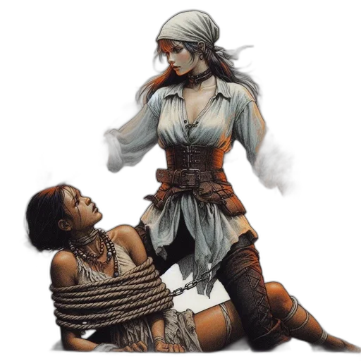 concept art, fantasy art, photorealistic, comic book art transparent PNG cut-out