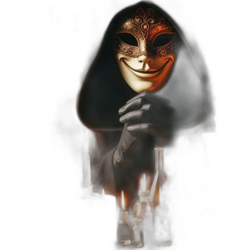 mask, face, creature, robot transparent PNG cut-out