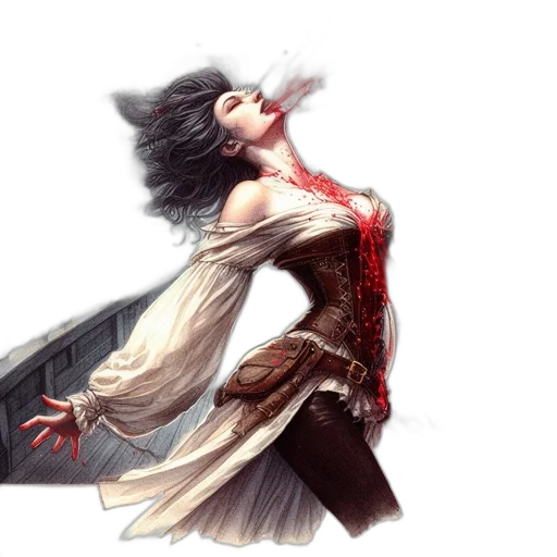 dress, sword, fantasy art, concept art transparent PNG cut-out