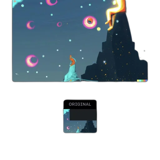 concept art, pixel art, vaporwave, 3d render transparent PNG cut-out