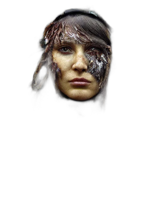 face, mask, hat, hair transparent PNG cut-out