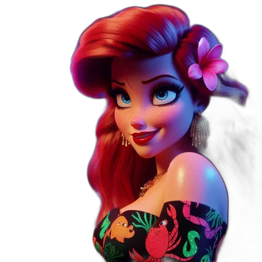 dress, cartoon, fantasy art, photorealistic transparent PNG cut-out