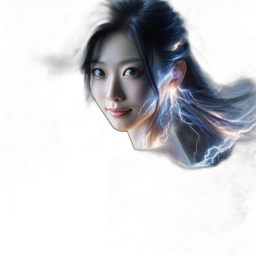 face, mask, hair, robot transparent PNG cut-out