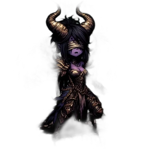 mask, staff, dragon, fantasy art transparent PNG cut-out