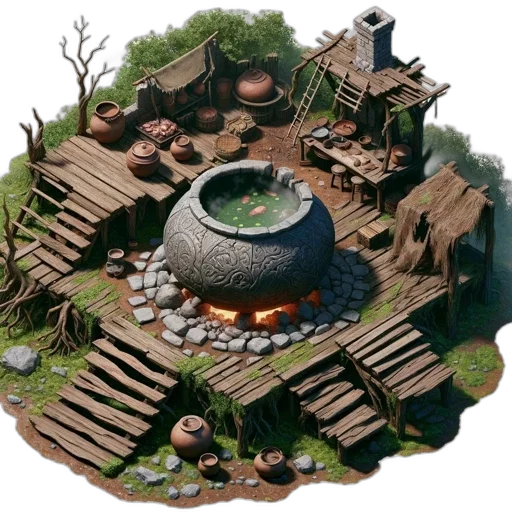 3d render, concept art, fantasy art, photorealistic transparent PNG cut-out