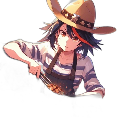hat, weapon, staff, animal transparent PNG cut-out