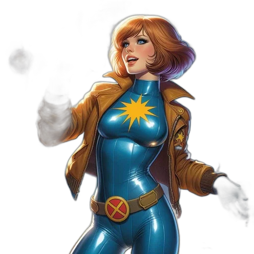 jacket, comic book art, concept art, fantasy art transparent PNG cut-out