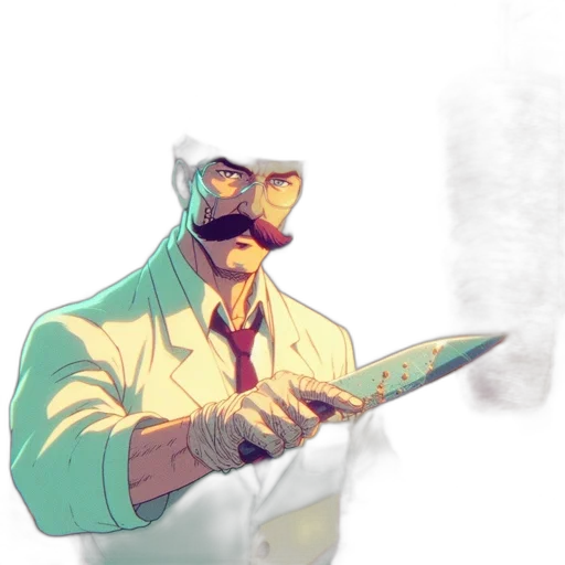 staff, mask, weapon, robot transparent PNG cut-out