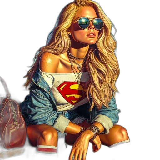comic book art, photorealistic, cartoon, concept art transparent PNG cut-out